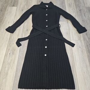 Jillian Jones Lambswool Duster Cardigan Sweater Button Up Woman's Small Petite